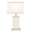 Colette Ivory Rectangular Ceramic Table Lamp