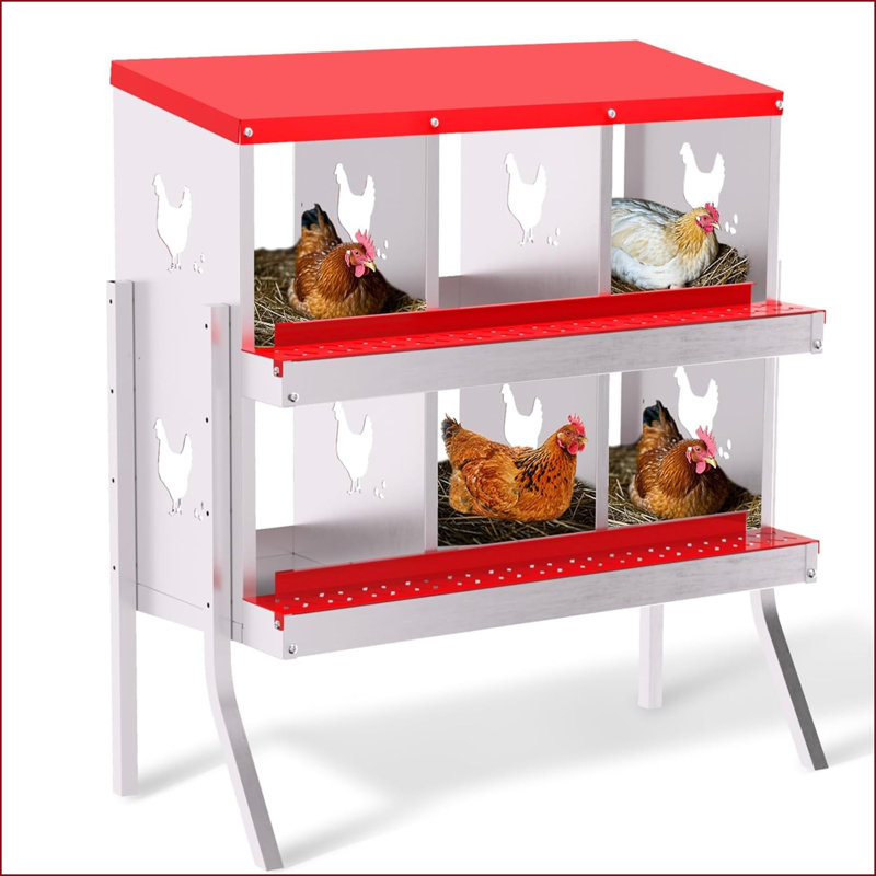 Nesting Boxes, Red, 89.5cm H x 81cm W x 43cm D