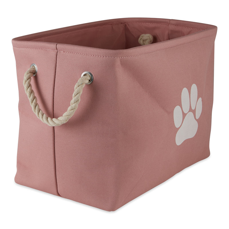 Bac pour animaux Paw, Rose, H 12 po x l 16 po x P 10 po