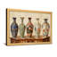 Vases décoratifs colorés sur support en bois-276458977-276458978-276458980
