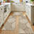 Hydrangea Stain-resistant Kitchen Mat (Set of 3)-1513826478