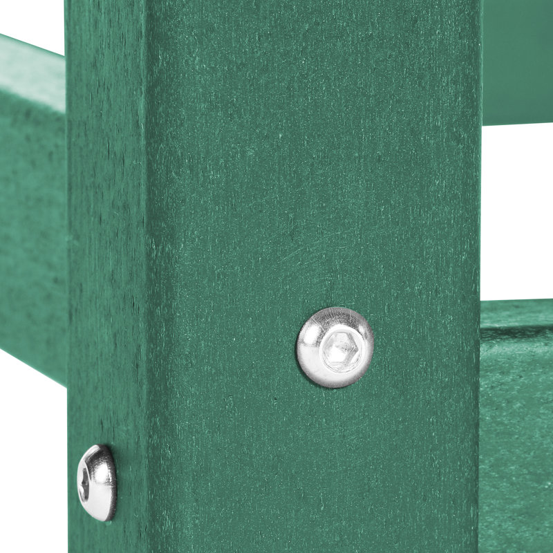 Table basse ronde en polyester Adirondack de 38 po Laguna, Vert foncé
