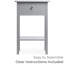 Lapierre 40cm W Manufactured Wood Bedside Table-1359901523