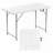 4 Ft Plastic Folding Table – Portable Picnic Utility Table
