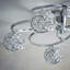 Sharri Crystal Semi Flush Mount