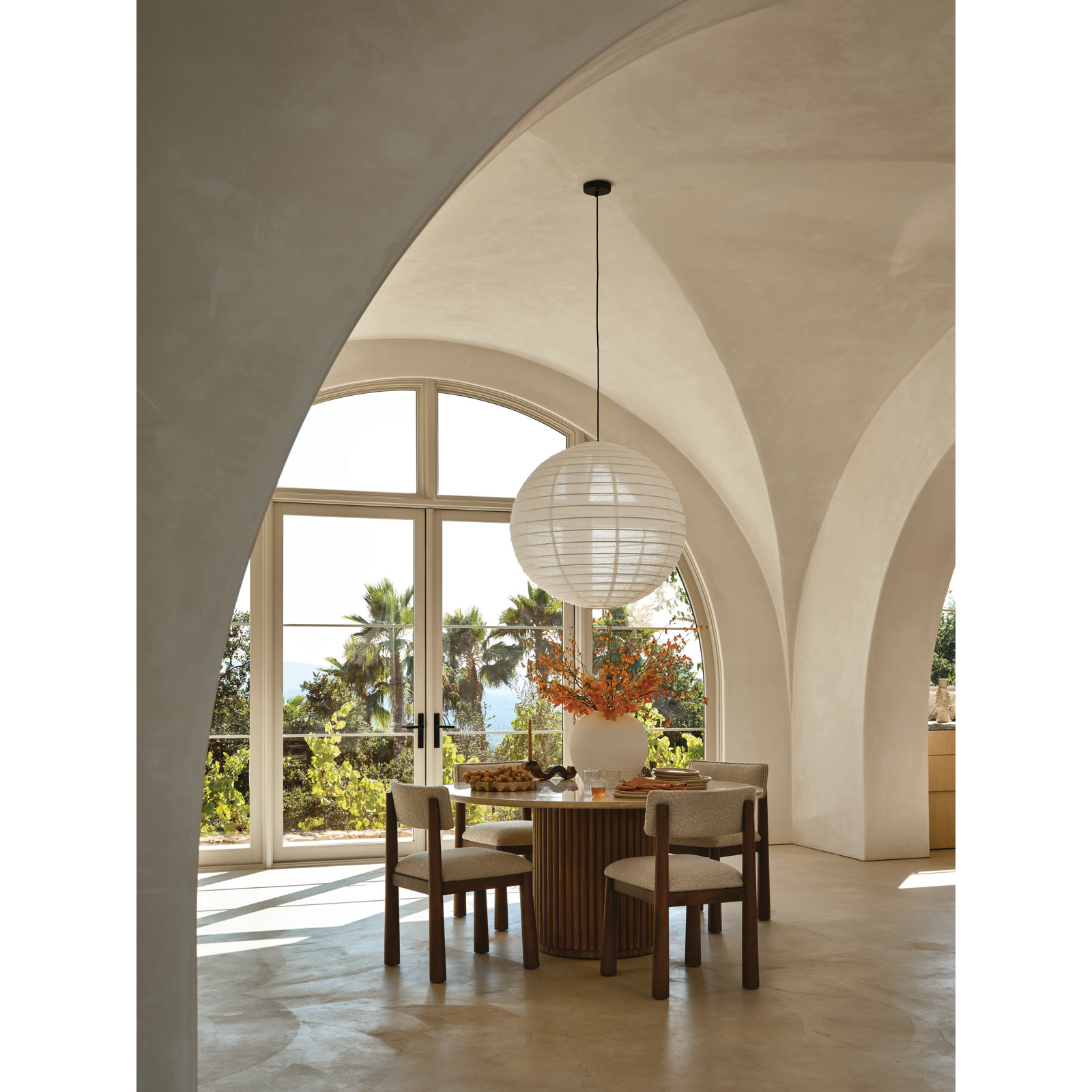 Micha Wood Dining Chair (Set Of 2), Oak Frame/Clay Upholstery