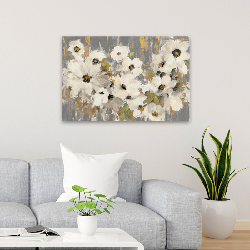 Floral Abstract - Bloom, 24" H x 36" W