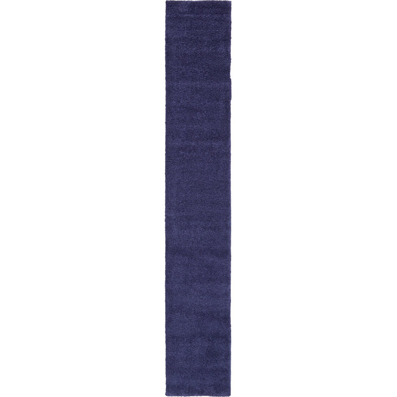 Zuniga Rug, Runner 2'2" x 13'1", Navy Blue