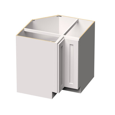 CASAINC Ready-to-Assemble W33"x D24"x H34.5" Kitchen Lazy Susan Base Cabinet