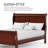 Aberdeen Solid Wood Sleigh Bed-96428210