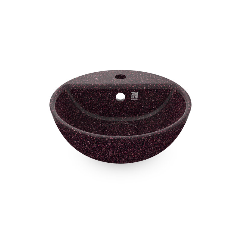 Soft40 15.75'' L Bathroom Sink, Berry