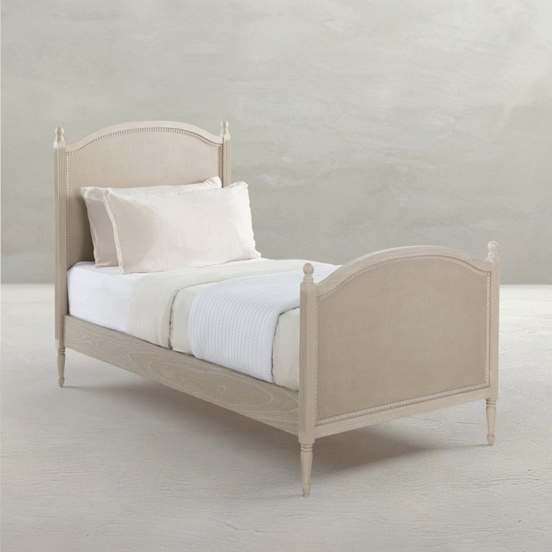 Lit Caroline - Blanc, Lit simple