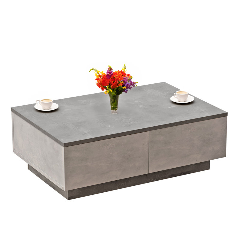 Mandrup Coffee Table, Gray Wood