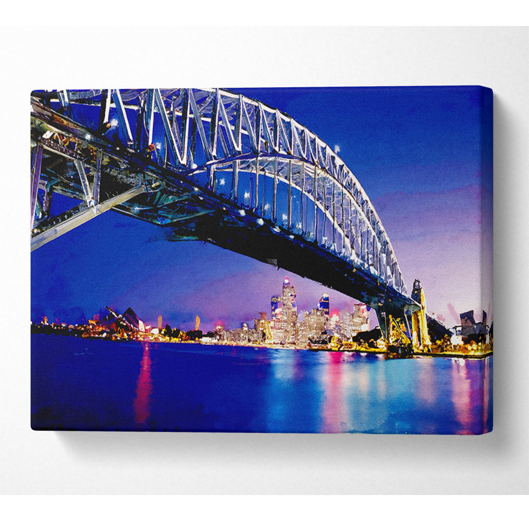 Sydney Harbour Bridge Blaue Nacht - Druck