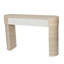 Console en bois avec deux tiroirs cachés