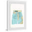 Map Shorts - Reproduction d'art graphique encadré-27040403