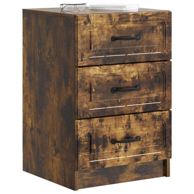 43cm W Manufactured Wood Bedside Table