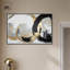 Art abstrait noir et blanc sur toile, "Autre dimension" par Art Remedy-104433988-104433989