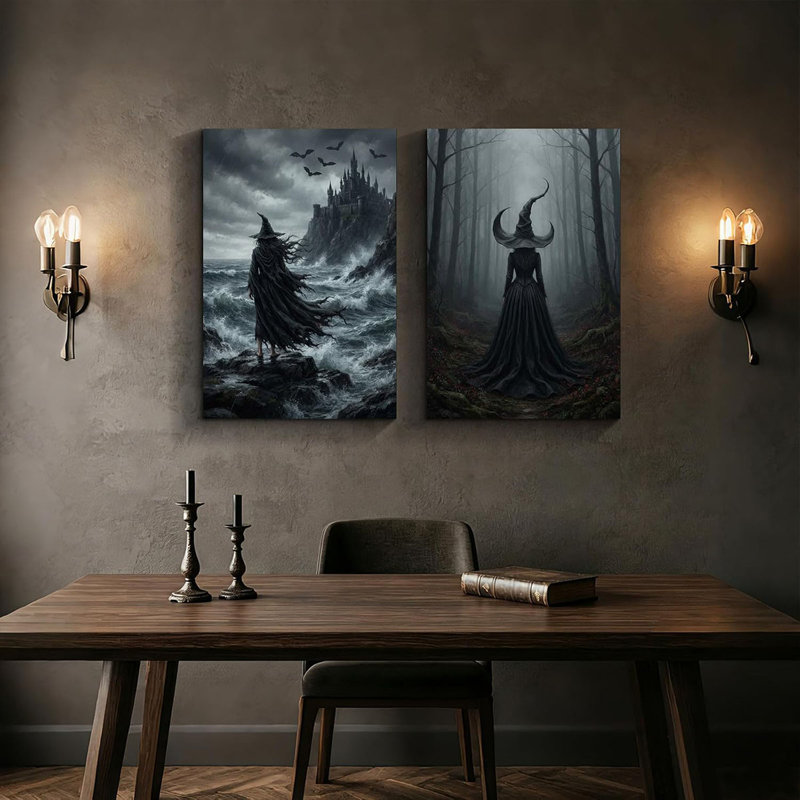 2 Piece Wrapped Canvas Wall Art, 90cm H x 60cm W