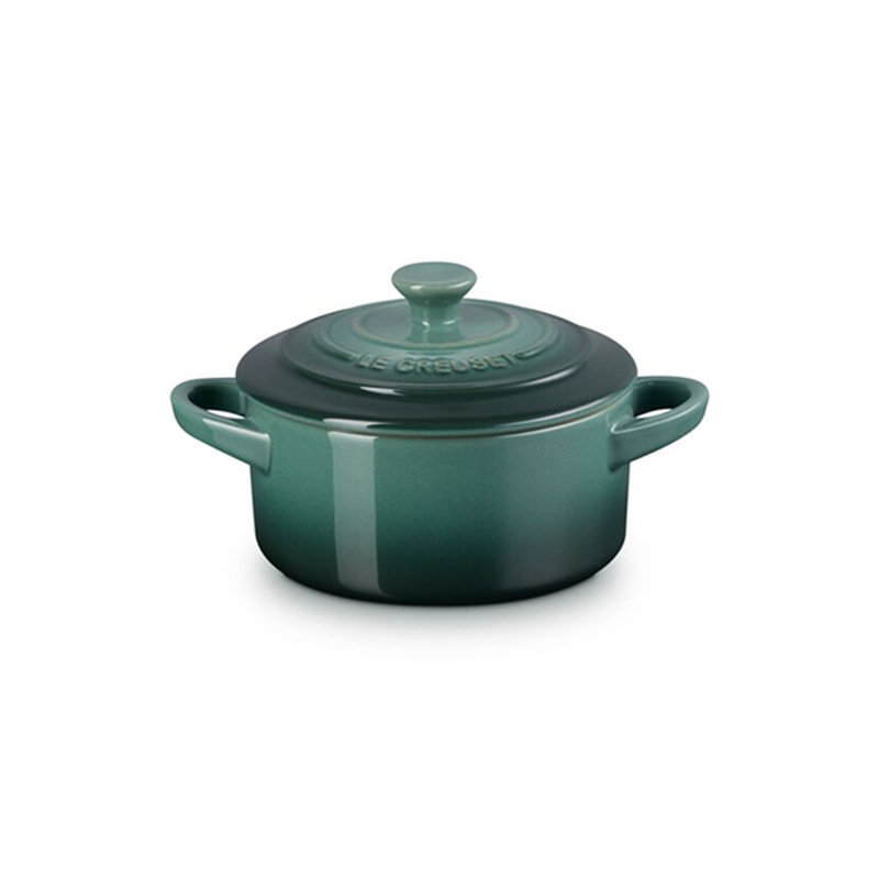 Le Creuset Stonware Mini Round Cocotte, Artichaut