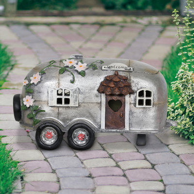 Solar Transportation Weather Resistant UV Resistant Plastic Garden Statue