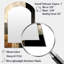 Miroir mural noir Mid Century Fusion II - Mid-Century Modern-1230062033