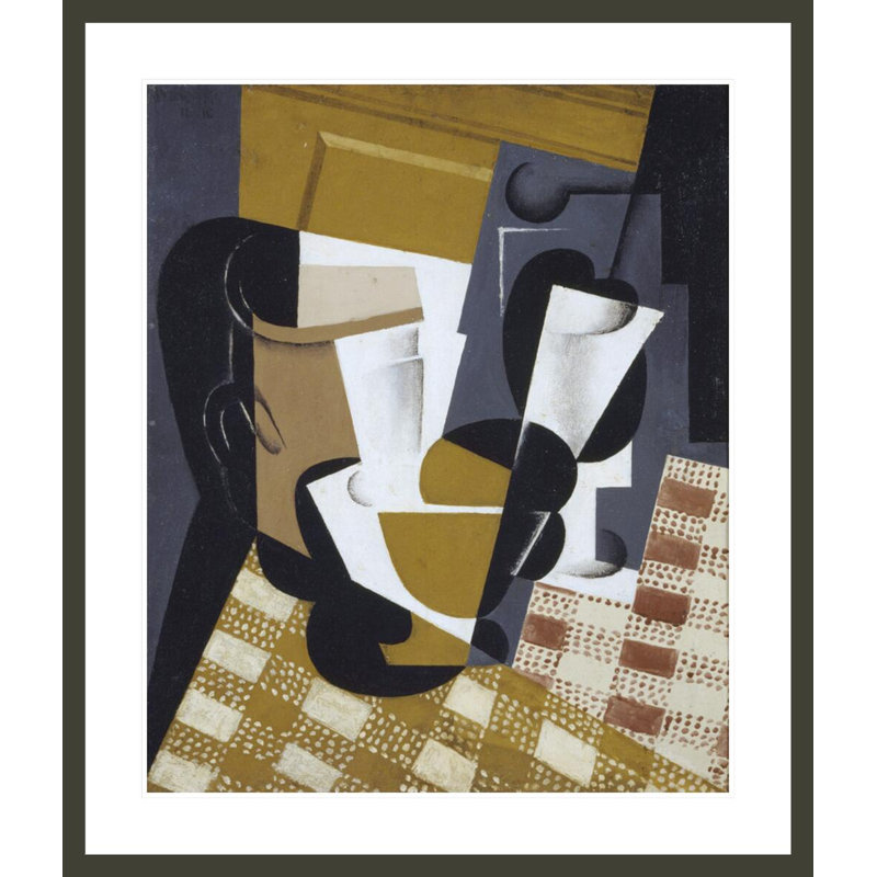 Broc et verre par Juan Gris, H 39,15 po x l 33,5 po