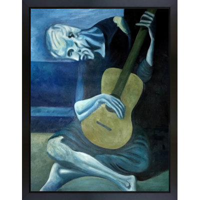La vieille guitare par Pablo Picasso - peinture sur toile
