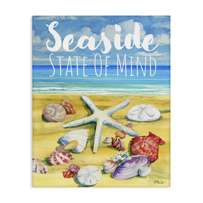 «Seaside Sandy Shells», art mural sur toile par Paul Brent