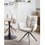 Dining Chair Swivel CORBIE Fabric-870956532