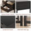 Petit bureau d'ordinateur avec bureau à tiroirs pour petits espaces, bureau d'écriture pour bureau de 39,4 pouces, bureau d'ordinateur de style moderne simple pour chambre à coucher-2057018418
