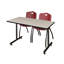 Table de formation en T Nick Nick, chaises empilables 2 M-32701884-32701892-33123156