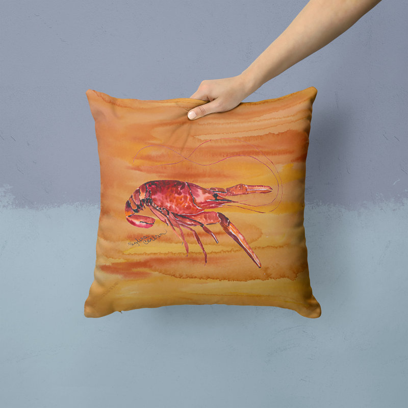 Coussin décoratif intérieur/extérieur crawfish
