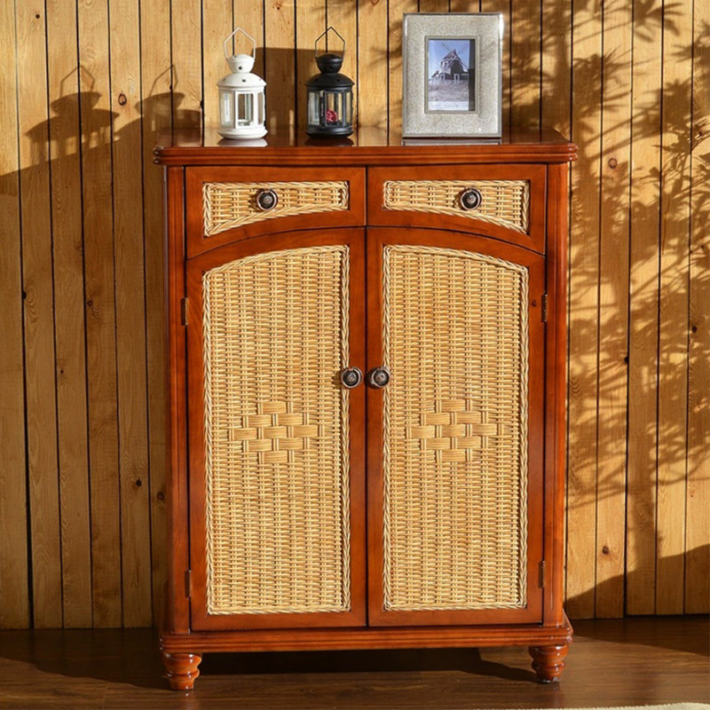 Solid Wood Shoe Storage Bench