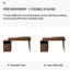 Bureaux rectangulaires en bois massif noyer-107506683