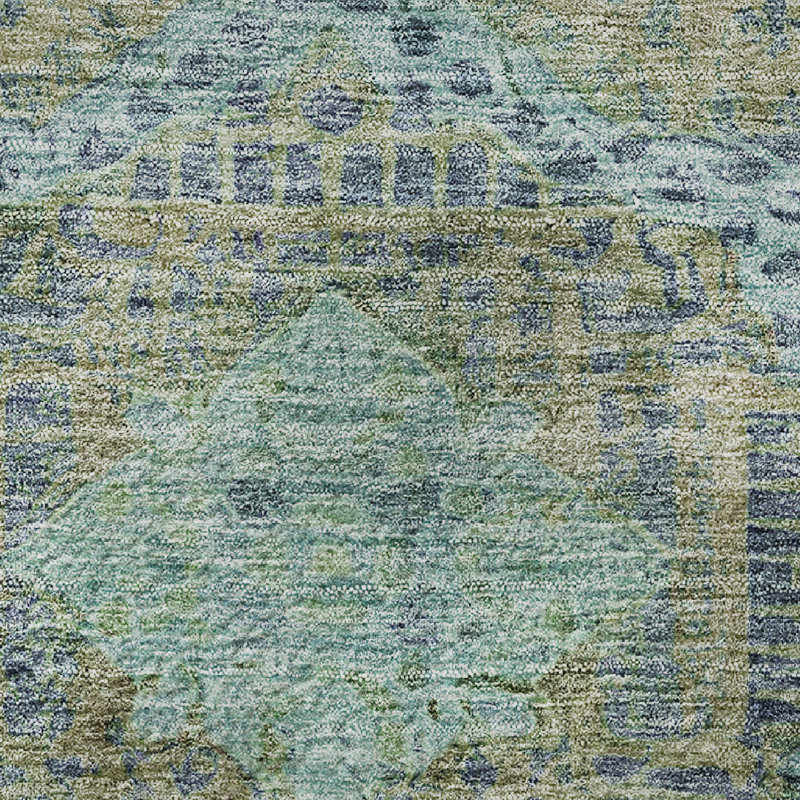 Premium Machine Washable Alaina AMF1929 Global Rug, Rectangle 5' x 7'6"