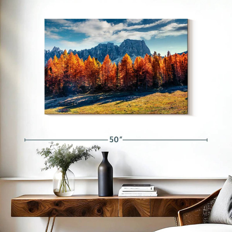 Mélèze d'automne Alvord, H 26 po x l 39 po
