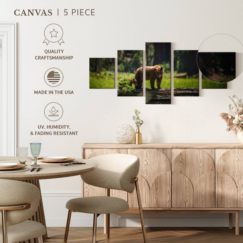 Sequoia Wild Bears, 24" H x 55" W