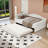 Upholstered Daybed with Trundle and USB-1924860590
