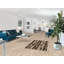 Tapis oriental brun en laine Kilim 3 x 5