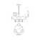 Monegro 3-Light Shaded Chandelier