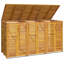 Bajan Wooden Triple Bin Store