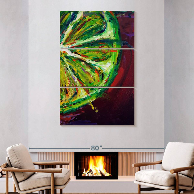 Yarlin Lime 2017, 74" H x 48" W