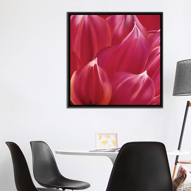 «Close Up», impression sur toile, H 18 po x l 18 po x P 1,5 po, Toile avec cadre noir, Pas de tapis