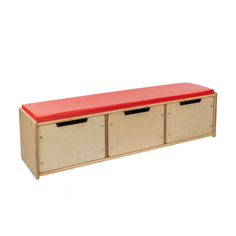 Vinyl Upholstered Storage Bench