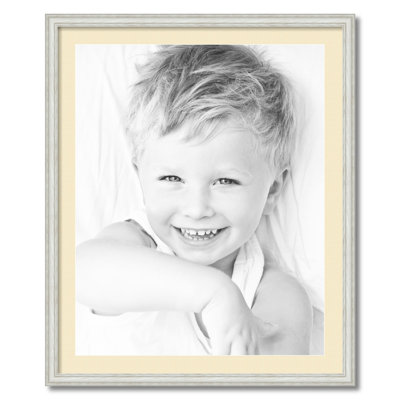 Wood Matte Picture Frame with Mat