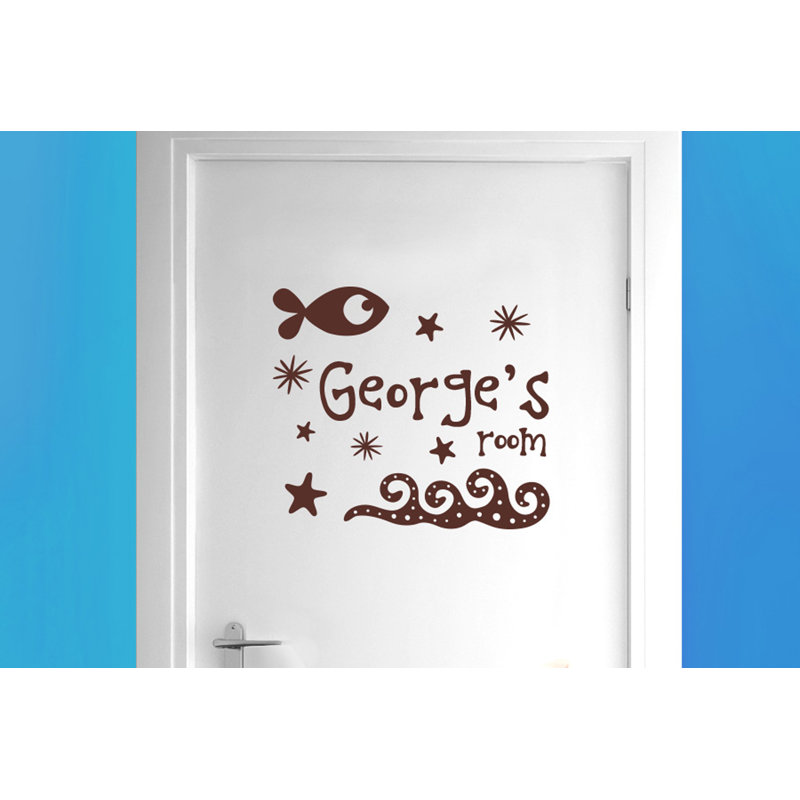 Nautical & Beach Wall Decal, Brown