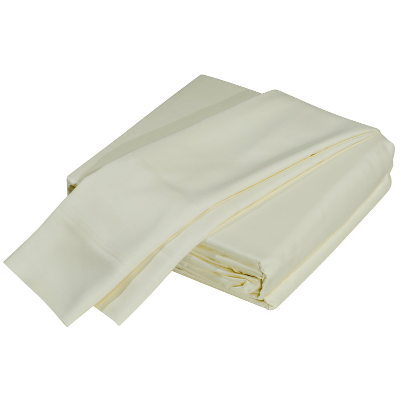 Sateen Sheet Set, Queen, Crème