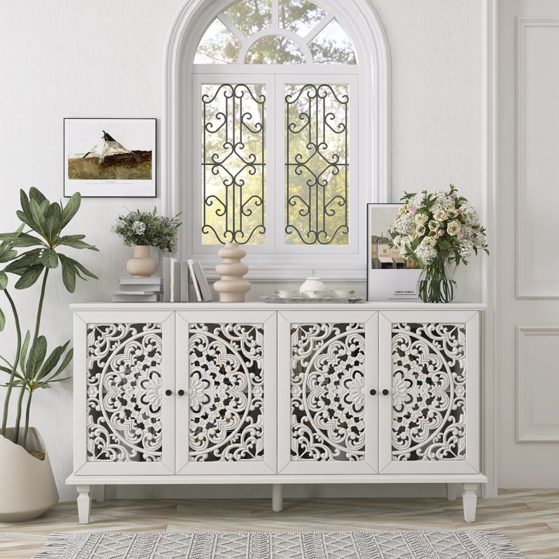 Buffet 60 "Antivue, Blanc antique
