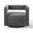Booth Performance Velvet Swivel Armchair-247504644